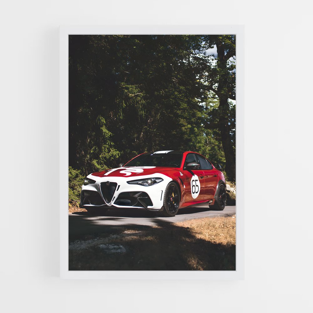 Poster Giulia gtam – affiche Alfa Romeo (vue 3)